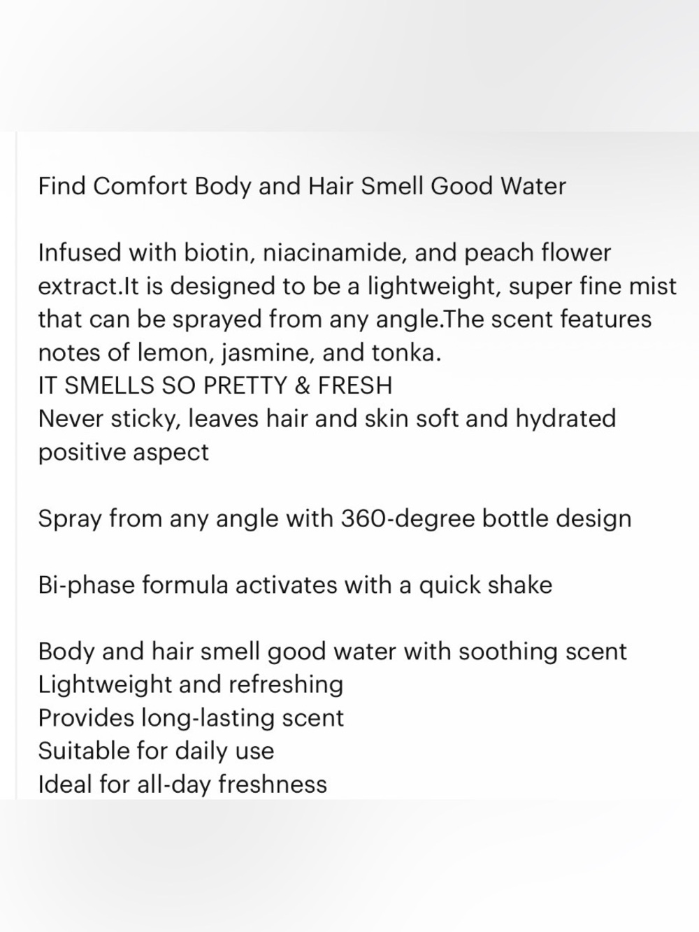 Rare Beauty Find Comfort Body & Hair Fragrance Mist - Picture 2 of 5